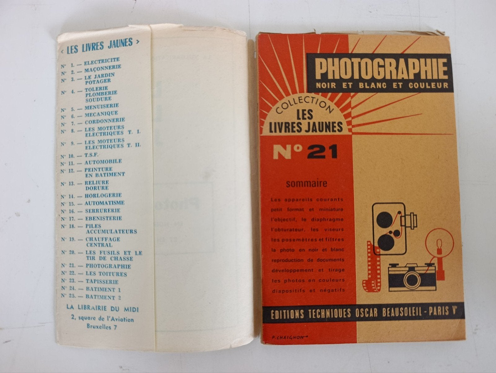 Oud boek - Collectie Les Livres Jaunes N21: La Photog, Ophalen of Verzenden