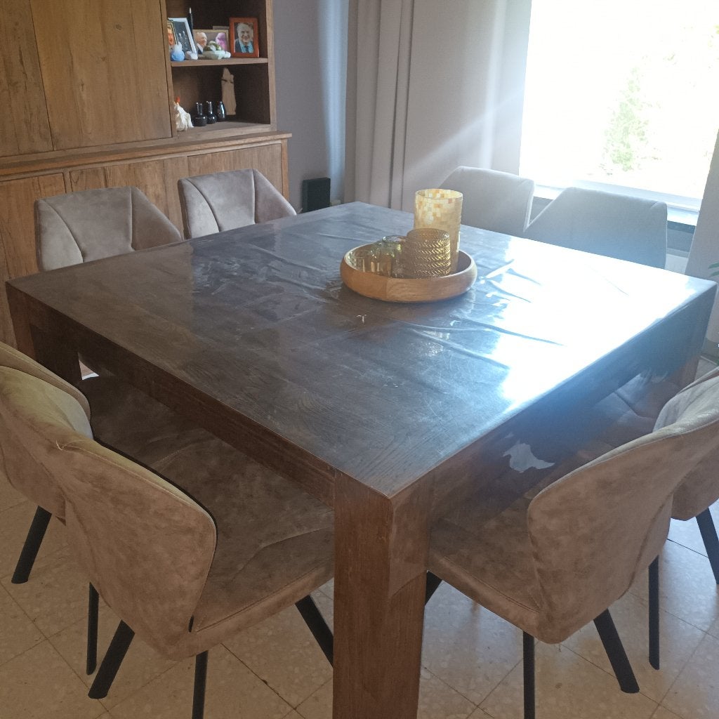 Tafel+8stoelen, Ophalen