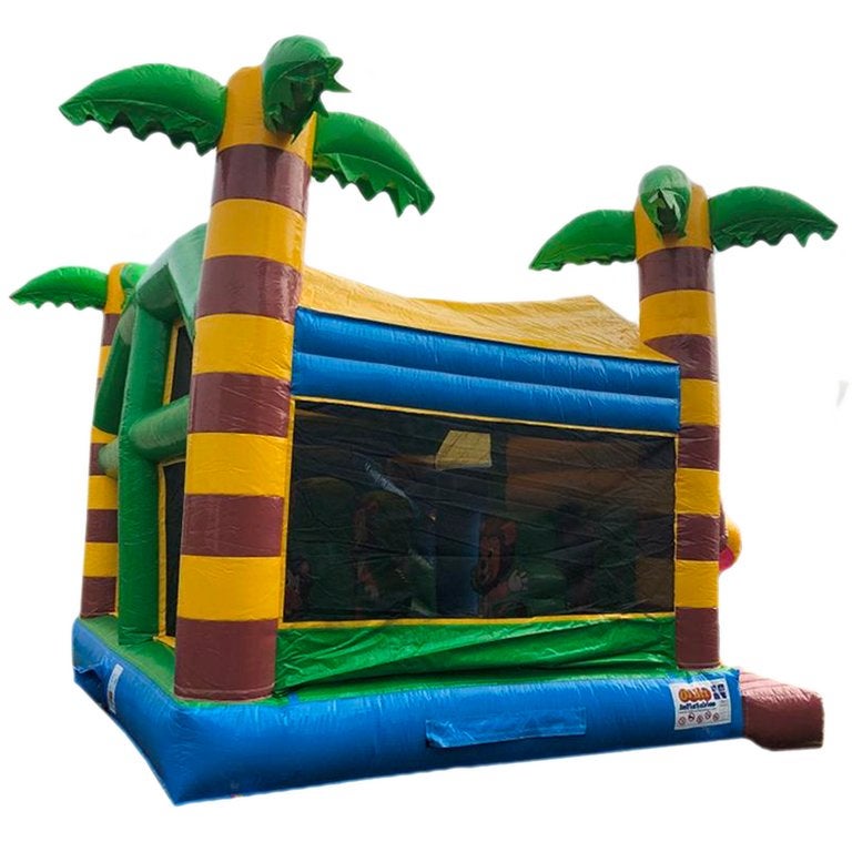 ️ CHÂTEAU GONFLABLE À LOUER – THÈME JUNGLE ️, Enlèvement, Comme neuf