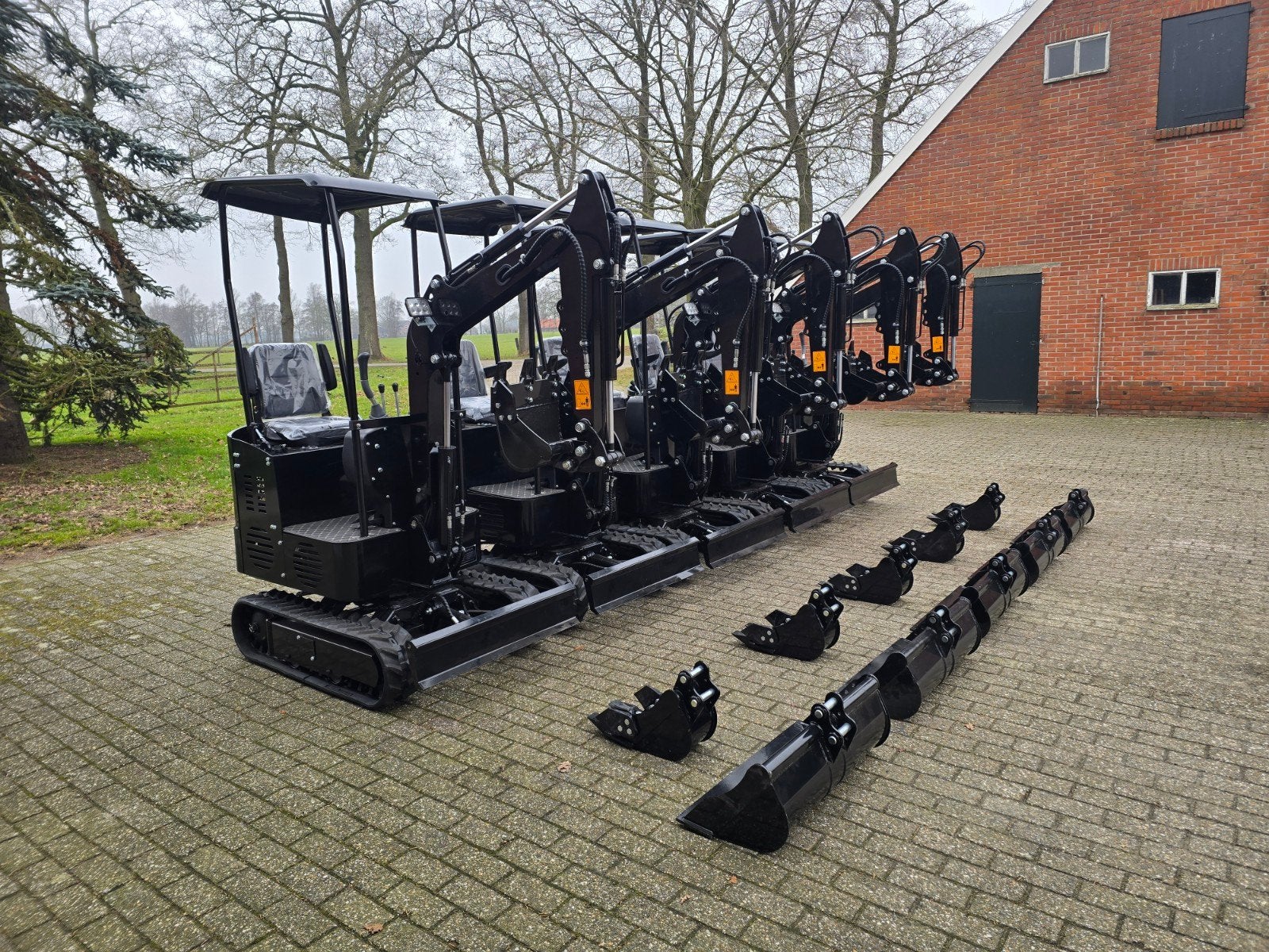 Te Koop: Minigraver Crawler Excavator Mini-graver., Zakelijke goederen, Ophalen of Verzenden, Graafmachine