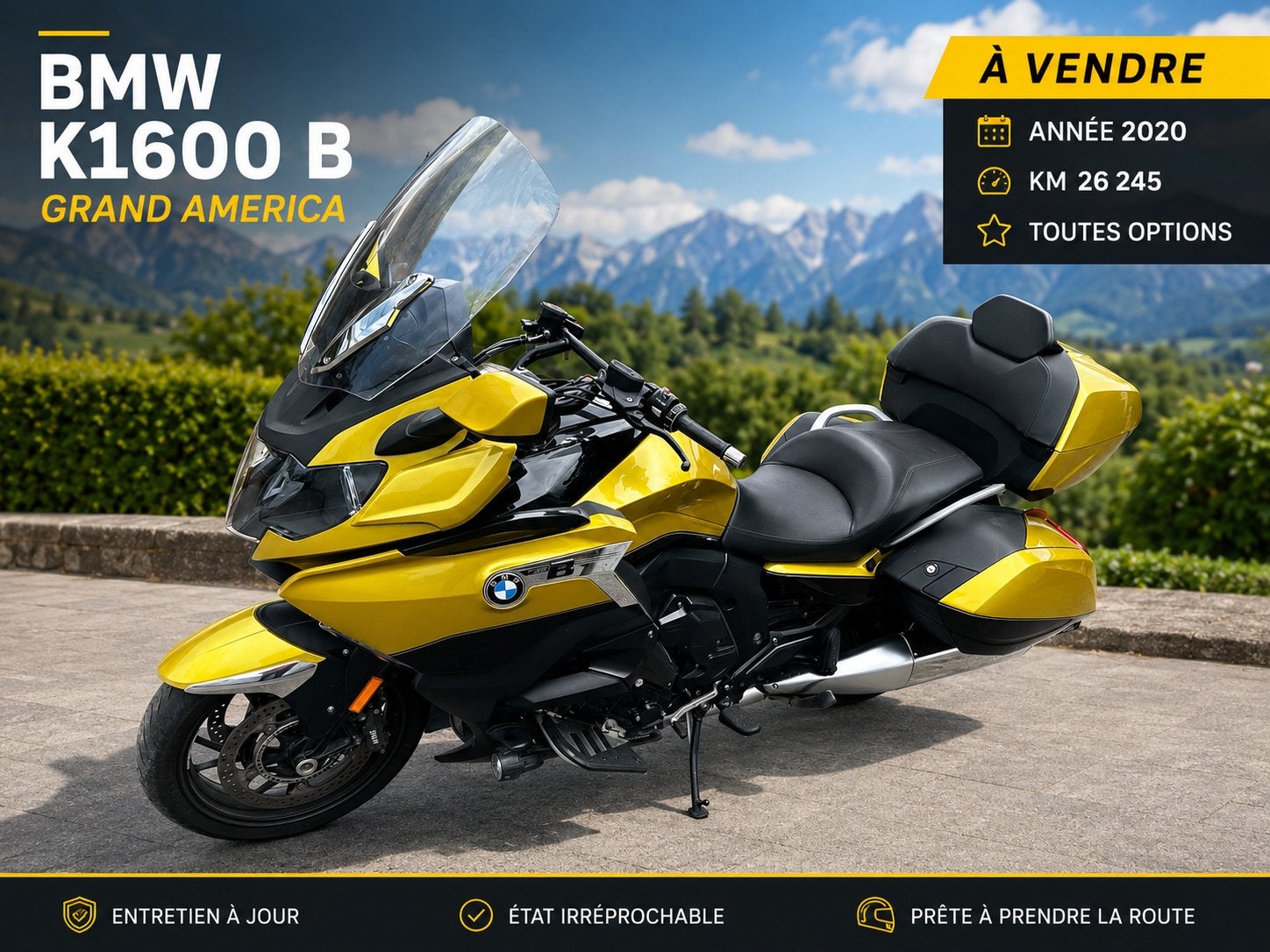 BMW K1600 Grand America, Motoren, Motoren | BMW, Occasion, 4 cilinders, Particulier, Meer dan 35 kW
