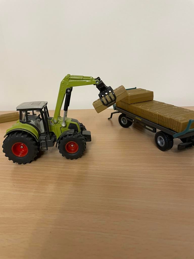 Siku balen pers + siku balentrailer, Hobby en Vrije tijd, Modelauto's | 1:50, Ophalen, Nieuw, Hijskraan, Tractor of Landbouw, SIKU