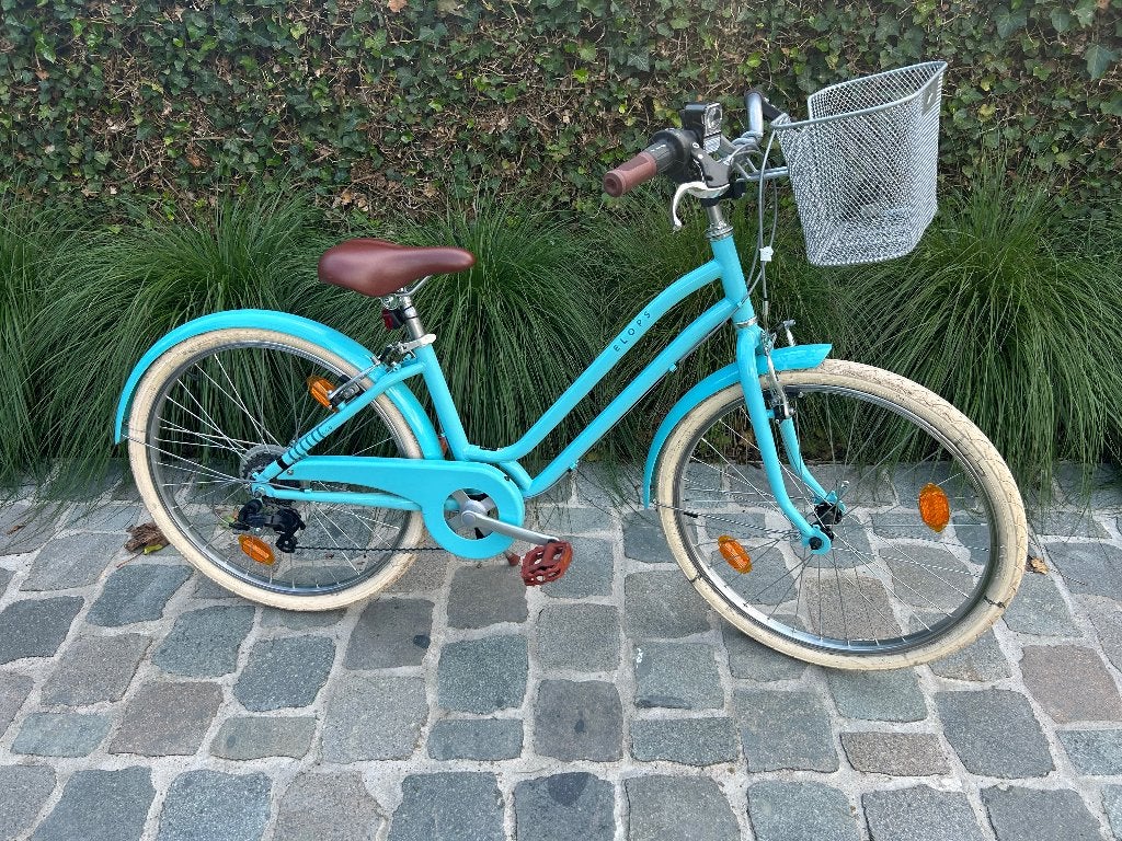Meisjesfiets 24 inch Elops 500, Ophalen, Zo goed als nieuw, 24 inch, Versnellingen