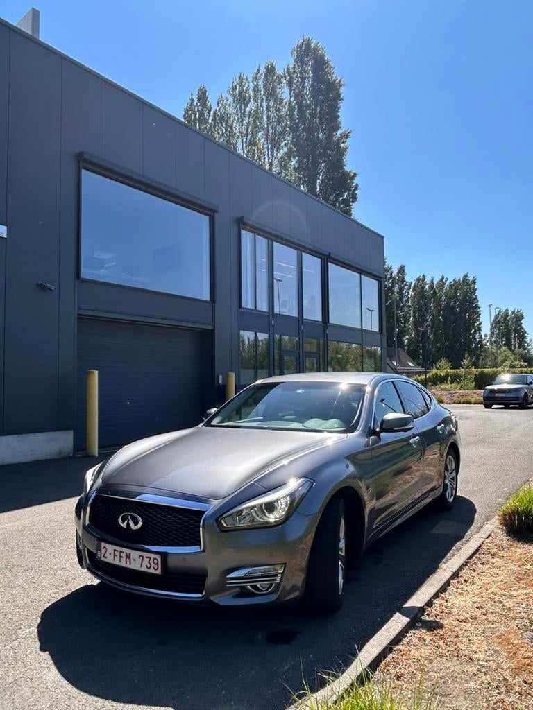 Infiniti Q70 2.2d, Autos, Cuir, Argent ou Gris, Achat, Noir