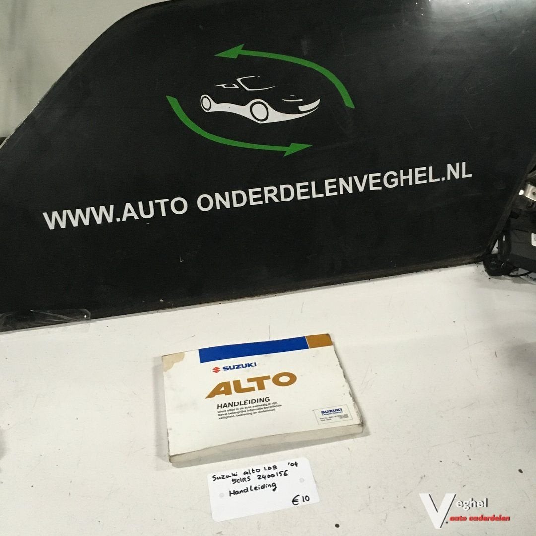 Suzuki Alto 2004 1.0 Benzine Handleiding, Ophalen of Verzenden