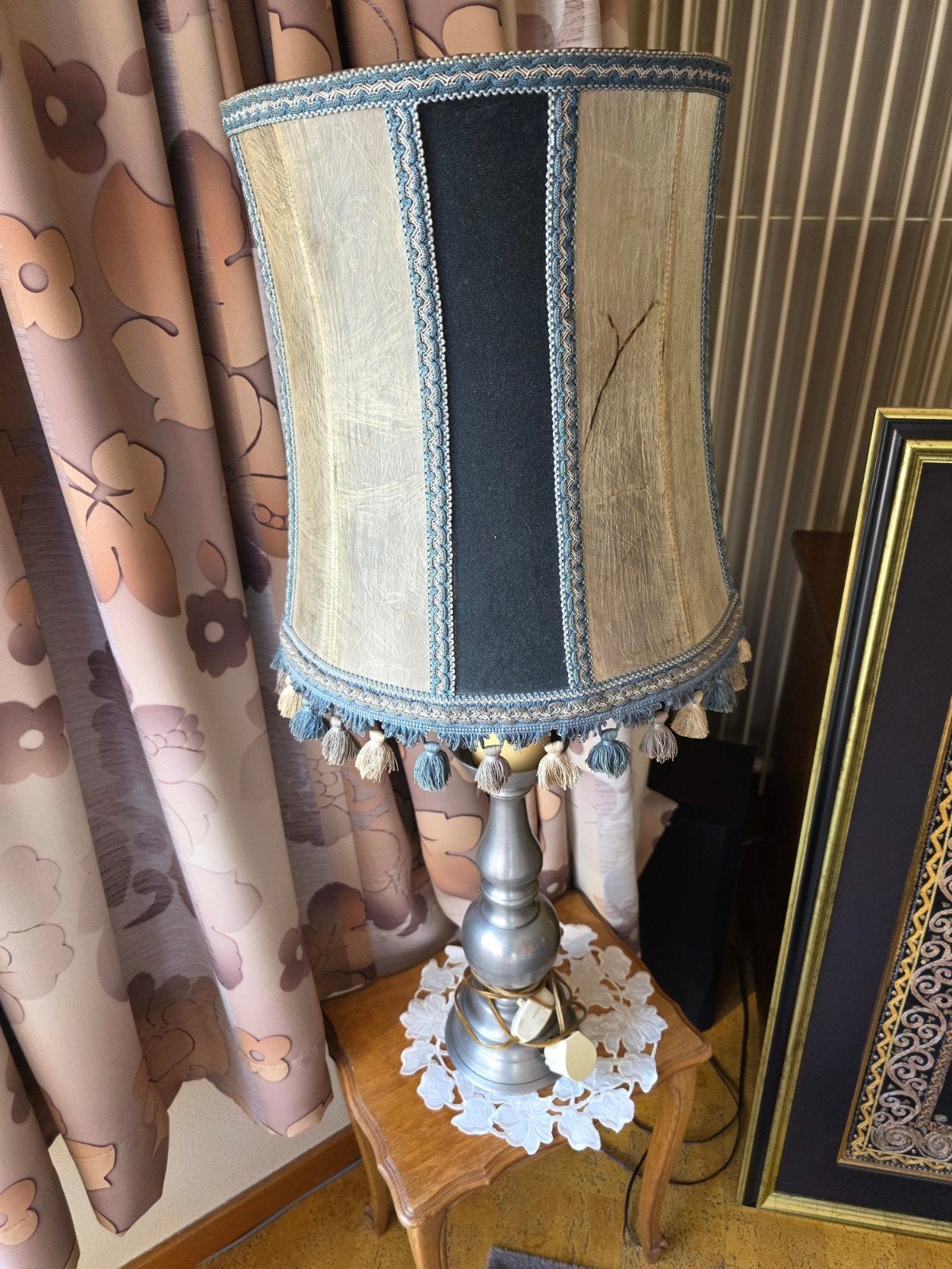 klassieke tinnen schemerlamp, Enlèvement