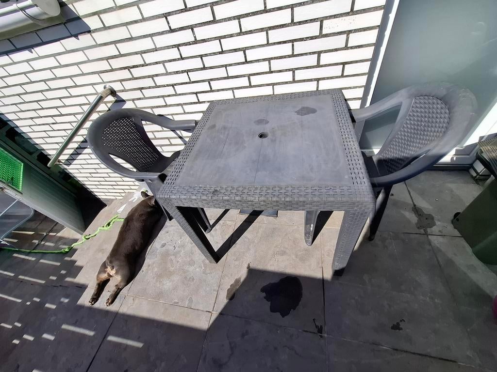 4 stoelen en tafel, Tuin en Terras, Picknicktafels, Ophalen