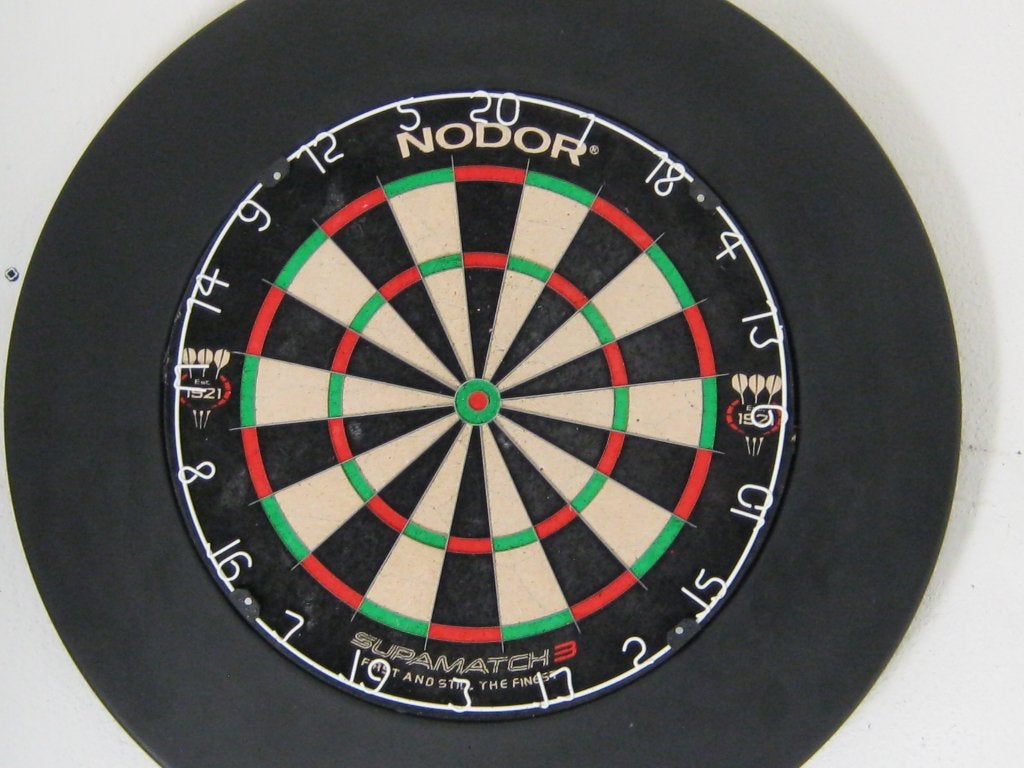 vogelpik, Sport en Fitness, Darts, Ophalen, Gebruikt, Dartbord