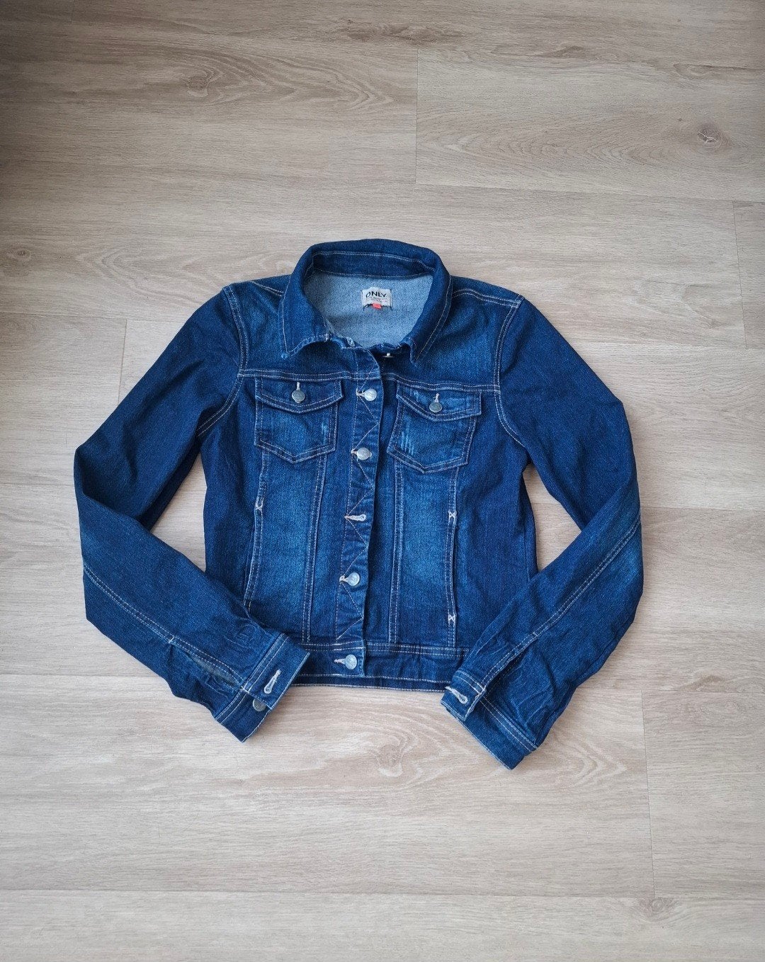 Jeans jas ONLY maat 42, Only, Ophalen of Verzenden, Zo goed als nieuw, Maat 42/44 (L)