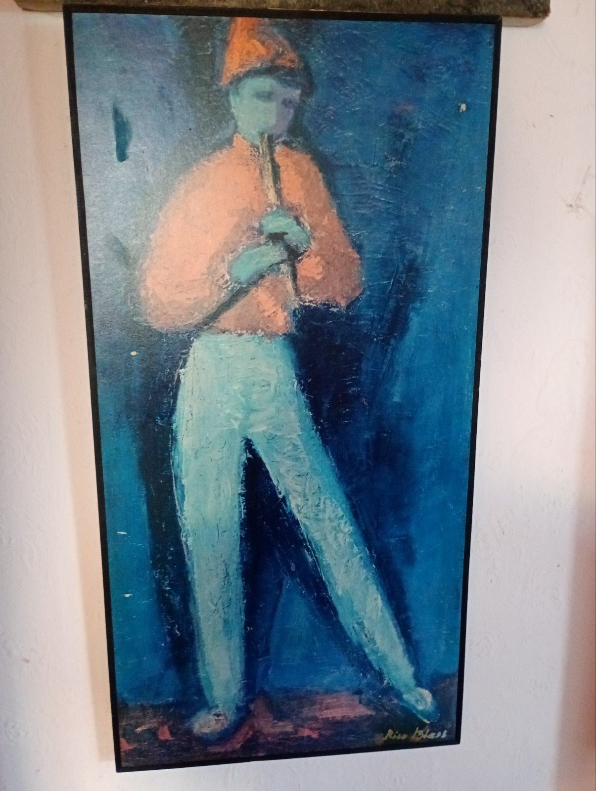 Décoration murale Rico Bass, « le joueur de flûte », Enlèvement