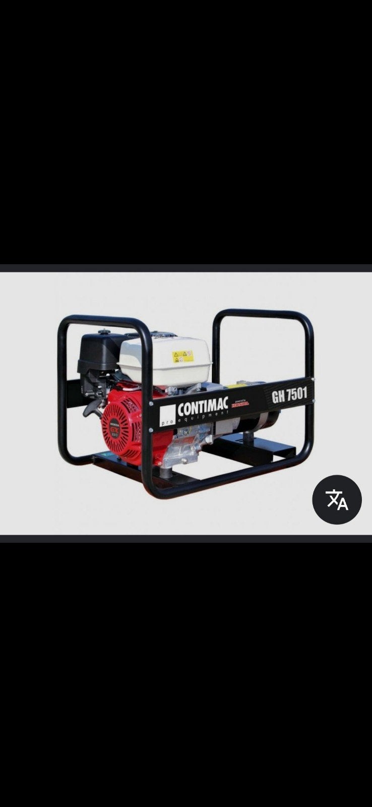 Groupe électrogène moteur Honda, Bricolage & Construction, Générateurs, Enlèvement