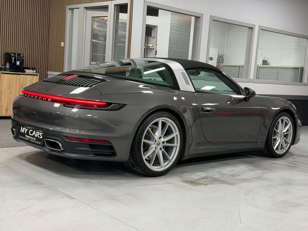 Porsche TARGA 4 3.0 Turbo 385 Cv Agate Gris Inter. Tout Cuir, Auto's, Automaat, 4 zetels, Gebruikt, Cabriolet