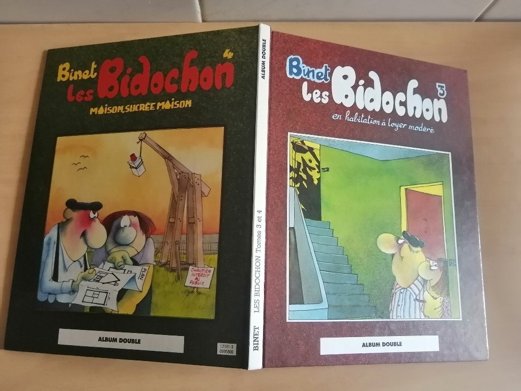 BD Album double Les Bidochon tomes 3 & 4 de Binet, Enlèvement ou Envoi, Binet
