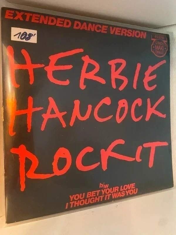 Herbie Hancock – Rockit Extended Dance Version - Europe 1983, Cd's en Dvd's, Vinyl Singles, Gebruikt, R&B en Soul, Verzenden
