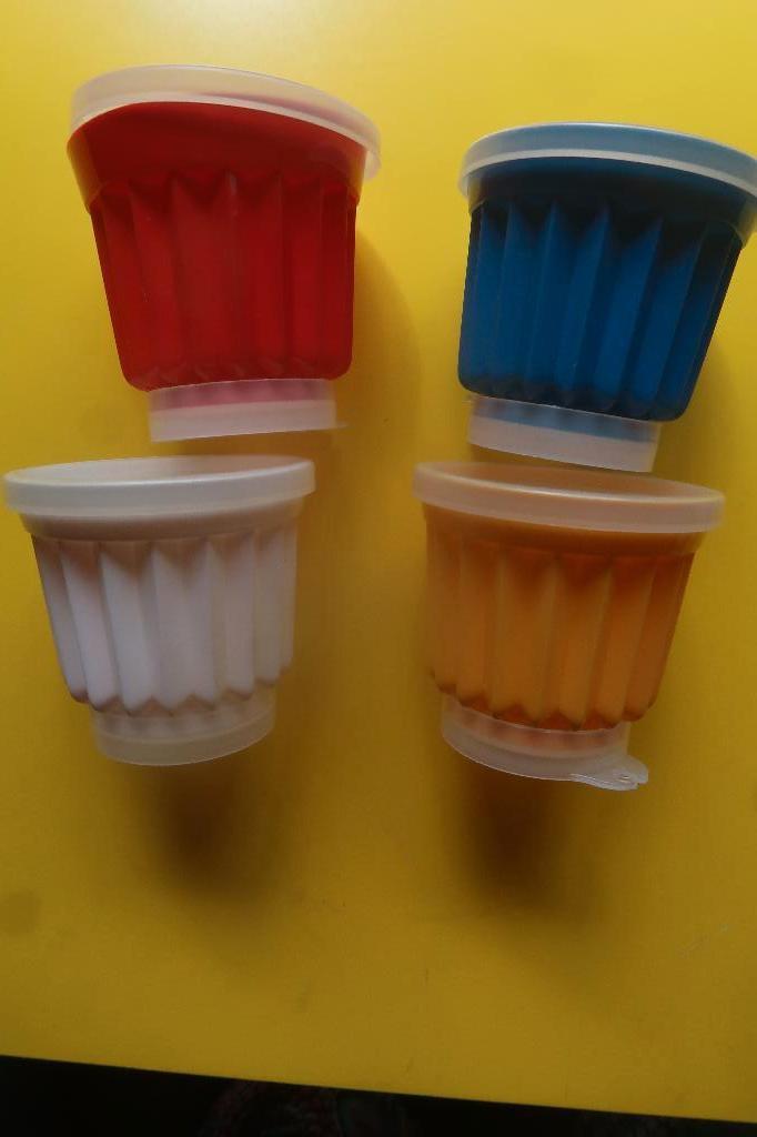 tupperware puddingpotjes puddingvormen, Huis en Inrichting, Keuken | Tupperware, Ophalen of Verzenden, Gebruikt, Overige typen