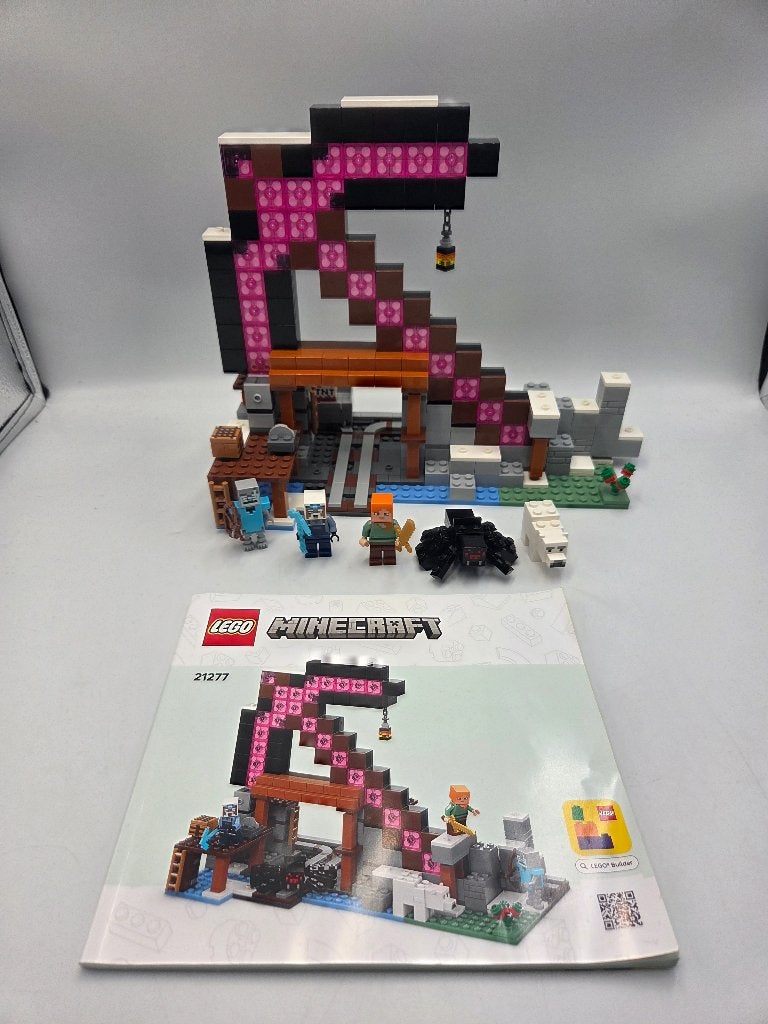 Lego Minecraft 21277 The Pickaxe Mine, Compleet, Minecraft, Lego, Ophalen of Verzenden