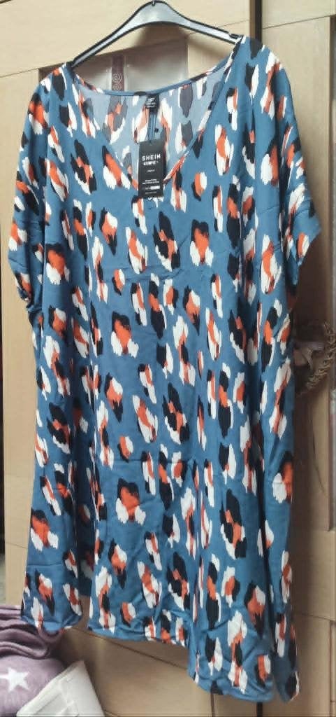 robe d'été grande taille 64/66 shein, Vêtements | Femmes, Grandes tailles, Neuf, Enlèvement ou Envoi, Bleu, SHEIN