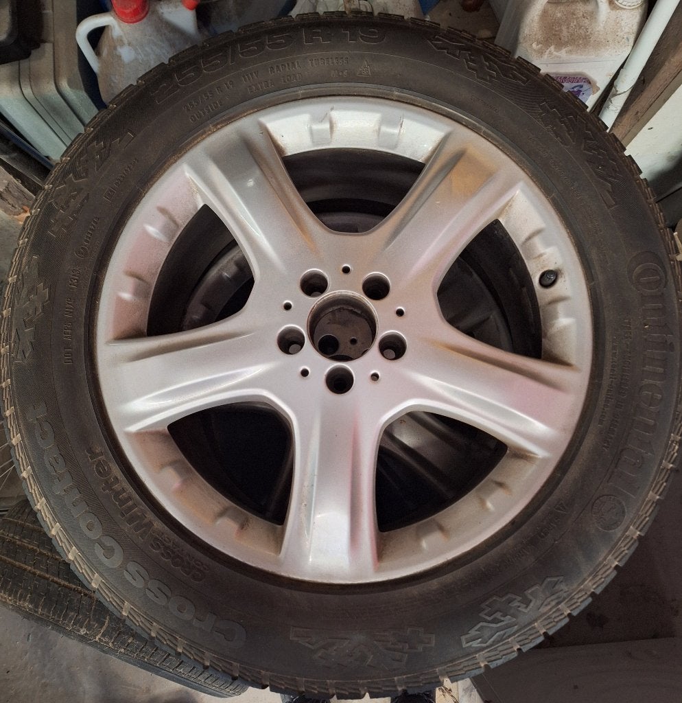 Originele velgen Mercedes ML 280 4Matic, Auto-onderdelen, Banden en Velgen, Gebruikt, 255 mm, Velg(en), Winterbanden