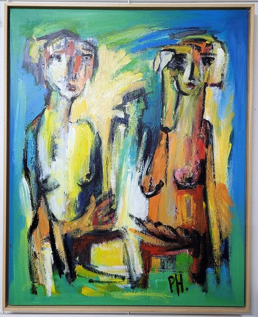 Peter HERMANS, Keuze, Antiek en Kunst, Ophalen, Overige materialen, Figuren, Gesigneerd