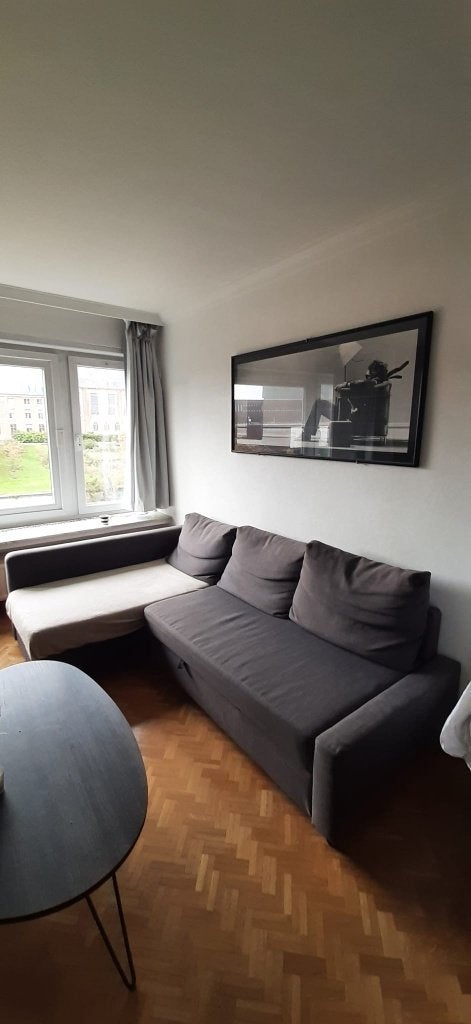 Ikea zitbank Friheten (2p bed), Ophalen, Gebruikt, Blauw, Overige maten