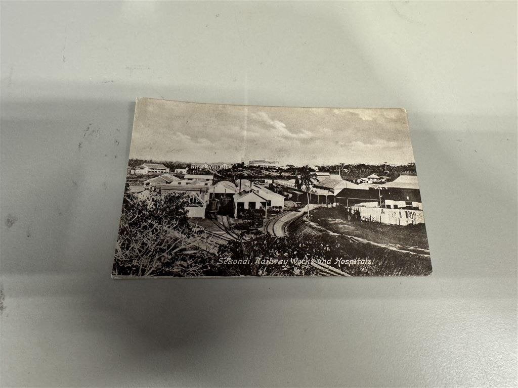 post kaart - Gold Coast Sekondi Railway Works & Hospitals Co, Ophalen of Verzenden, Ongelopen
