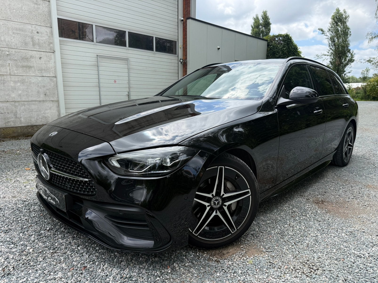 Mercedes C200 Benzine AMG Nightpack Autom 204pk 47000KM 2022, Autos, Cuir et Alcantara, Achat, Euro 6, Entreprise