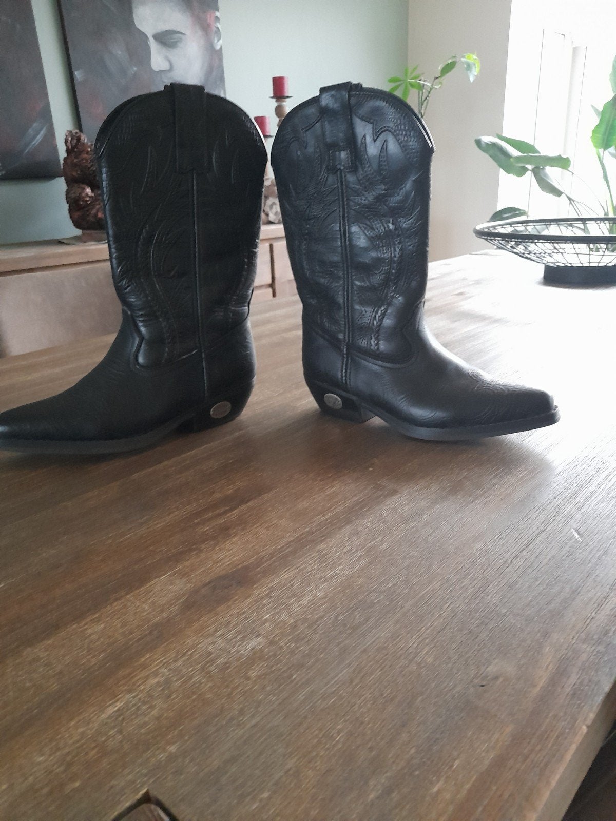 Laarzen, Ophalen, Hoge laarzen, Zwart, Nieuw