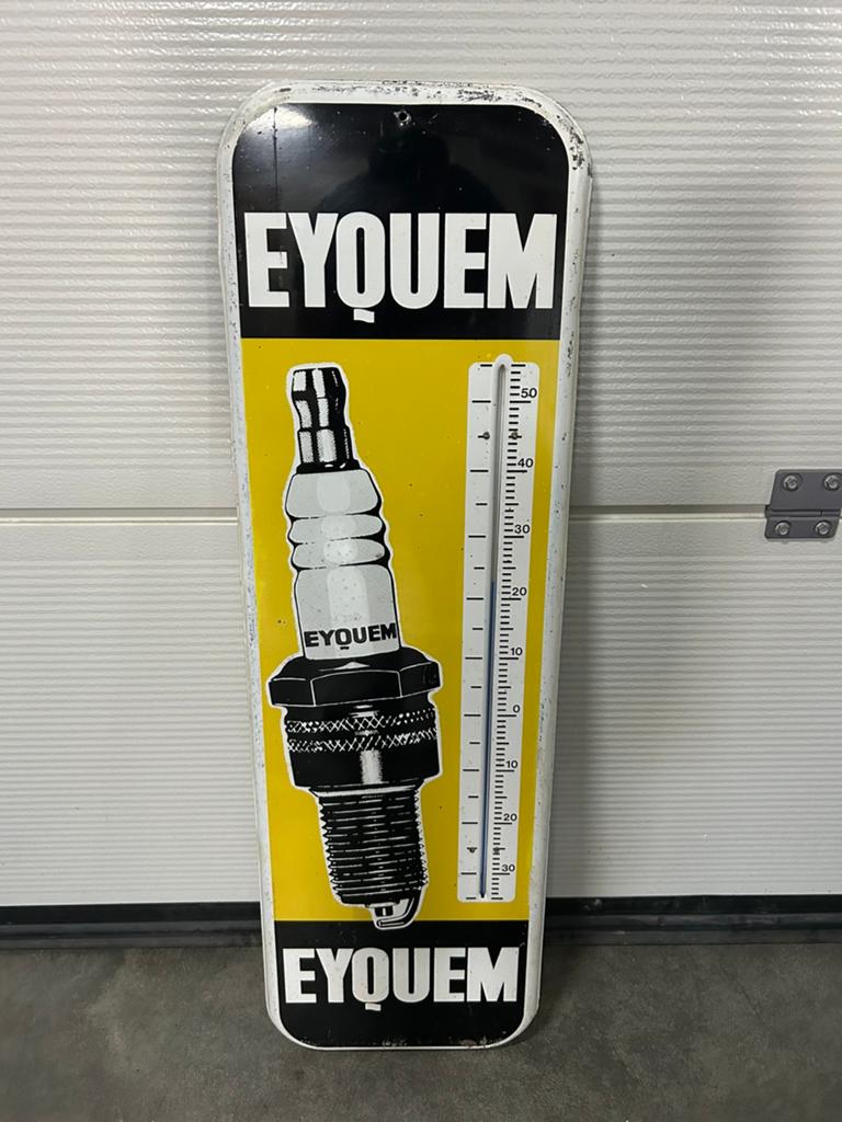 Eyquem reclamebord, Verzamelen, Ophalen, Zo goed als nieuw, Reclamebord