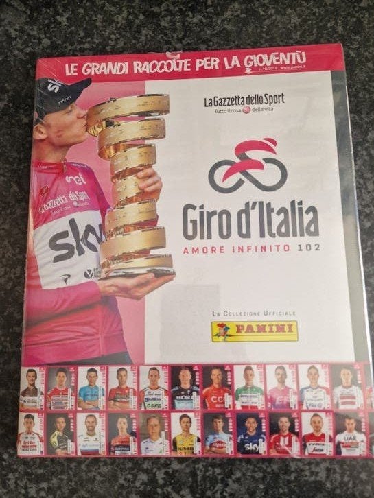 Panini Giro d'Italie 102 SCÉLLÉ 2019 COMPLET, Collections, Enlèvement ou Envoi