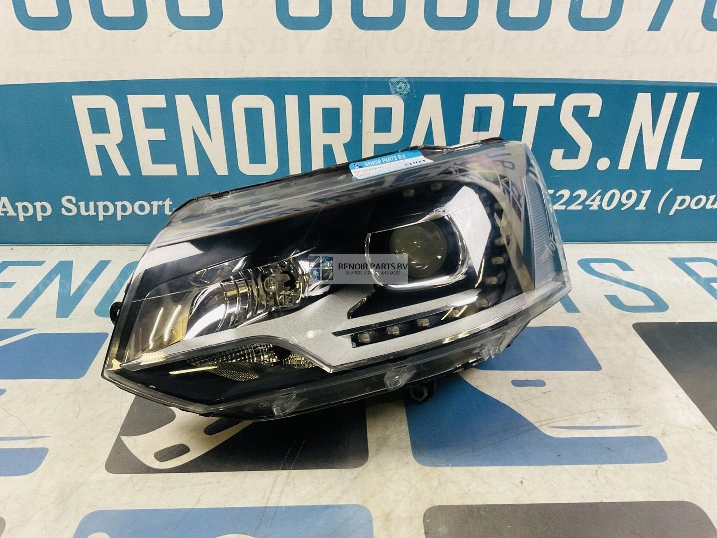 Koplamp Volkswagen Transporter T5 Xenon LED 7E5941017B Links, -, Utilisé, -, Enlèvement ou Envoi