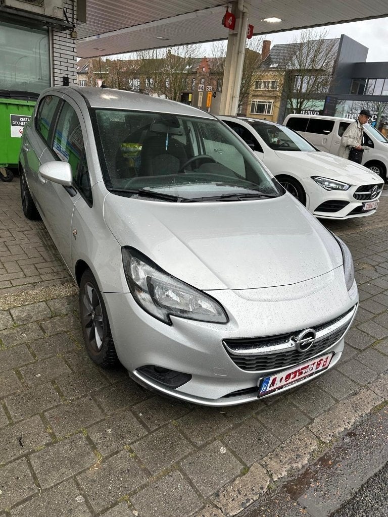 Opel Corsa 1.4 automaat, Autos, Argent ou Gris, Achat, Euro 6, Noir