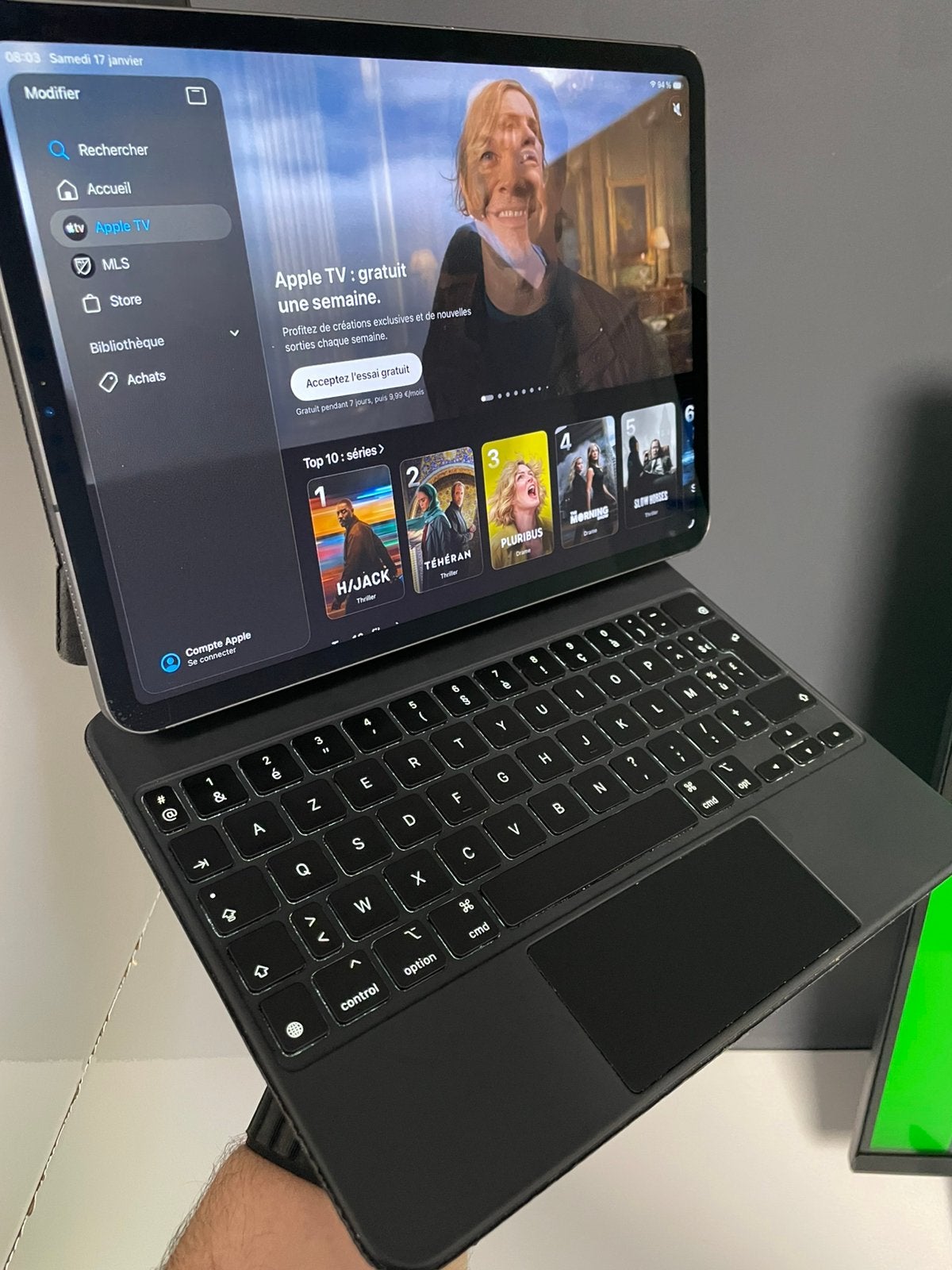 iPad Pro 11" 128GB Wi-Fi + Cellular, vente / Échange, Computers en Software, Apple iPads, Ophalen, Zwart, 11 inch, Zo goed als nieuw