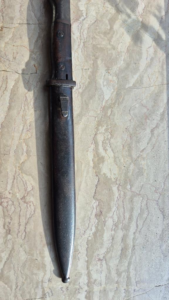 Vroege duitse K98 bayonet Jos.Corts sn 1938 nummergelijk, Verzamelen, Militaria | Tweede Wereldoorlog, Ophalen of Verzenden