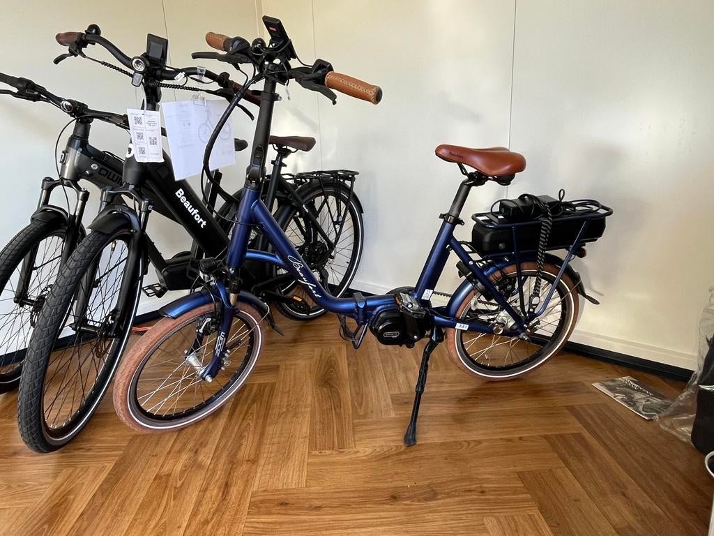 Elektrische plooi fiets te koop, Fietsen en Brommers, Elektrische fietsen, Zo goed als nieuw, 47 tot 51 cm, 50 km per accu of meer