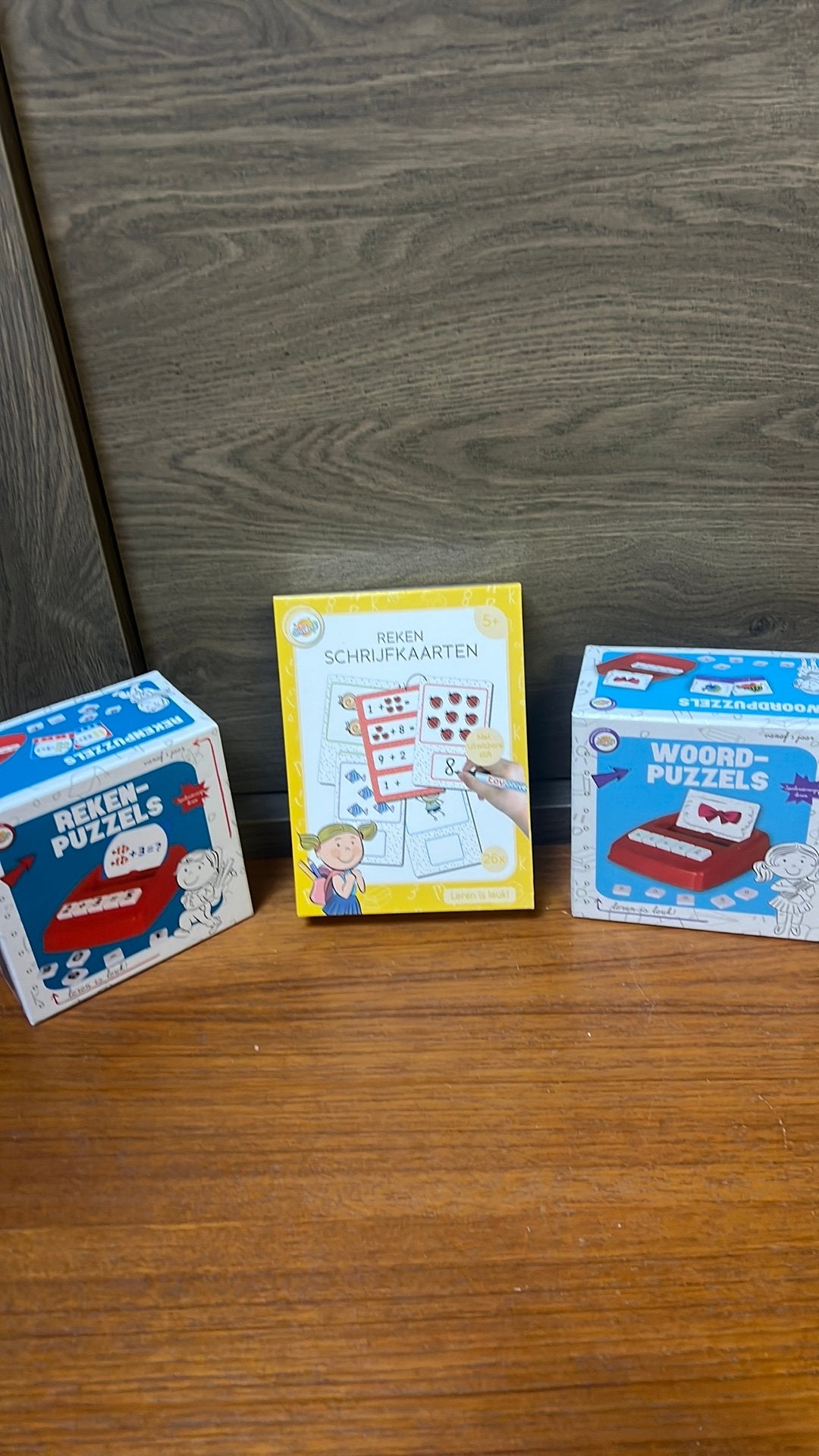 3x Educatieve Spellen (Rekenen & Woorden) – Nieuwstaat!, Enlèvement, Comme neuf