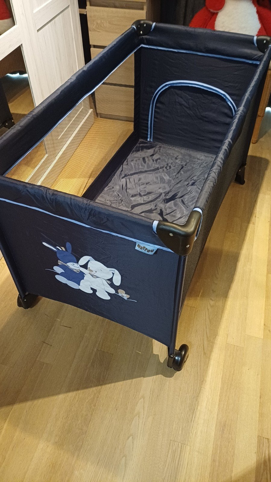 Reisbedje in nieuwstaat van Nattou, Enfants & Bébés, Chambre d'enfant | Lits, Enlèvement, Neuf, Moins de 140 cm, Moins de 70 cm
