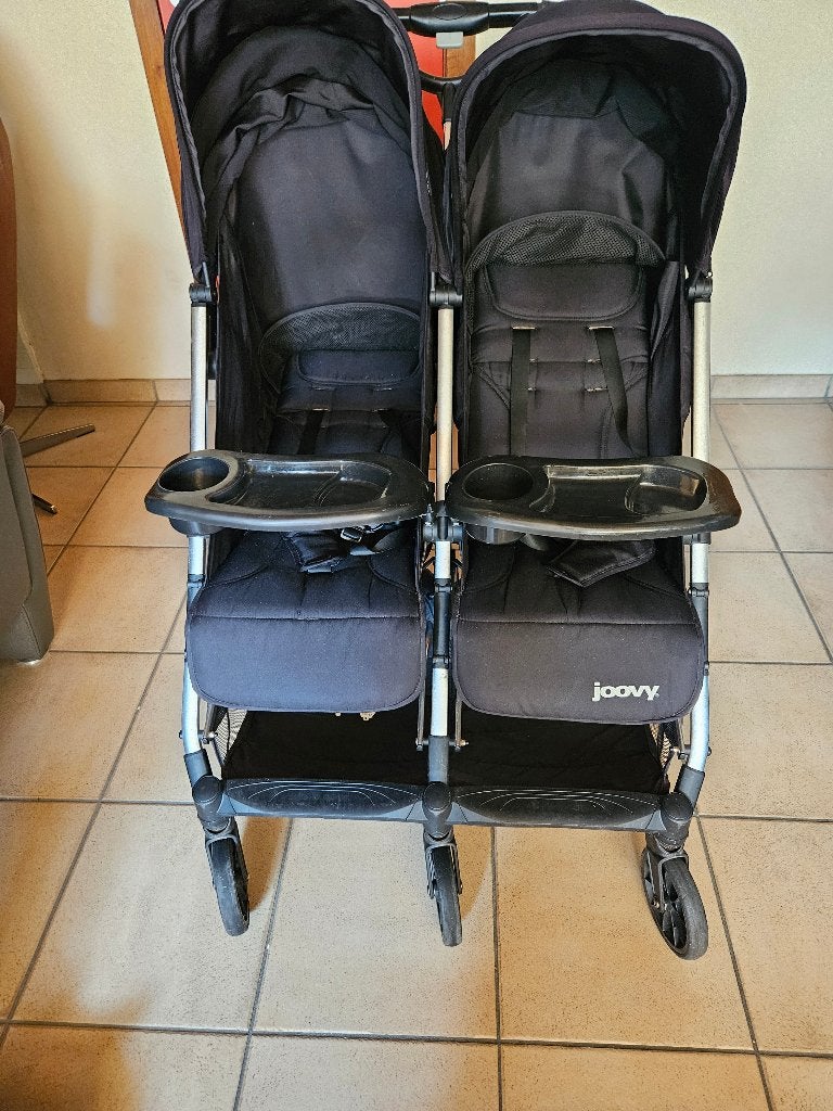 Dubbele buggy Joovy, Ophalen, Gebruikt, Overige merken, Verstelbare rugleuning