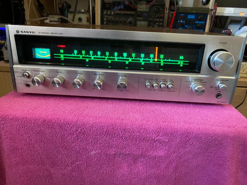 Sanyo Reciever gerecapt, Ophalen, Refurbished, Stereo, Minder dan 60 watt
