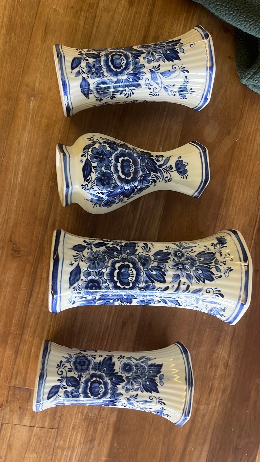 4 royal delft vazen, Antiek en Kunst, Ophalen of Verzenden
