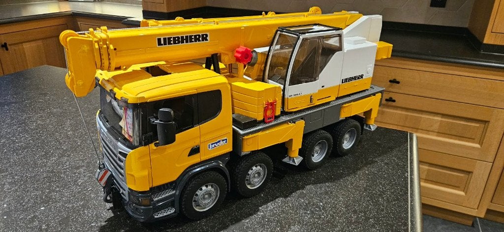 Set van ruim 25 Bruder speelgoedvoertuigen, Ophalen of Verzenden, Gebruikt