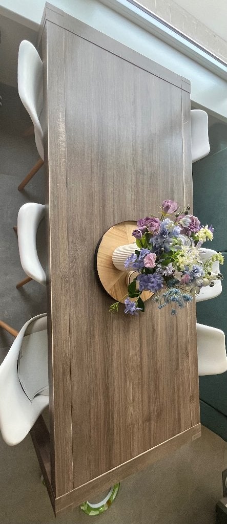 Houten tafel, Ophalen, Gebruikt, 200 cm of meer, 50 tot 100 cm