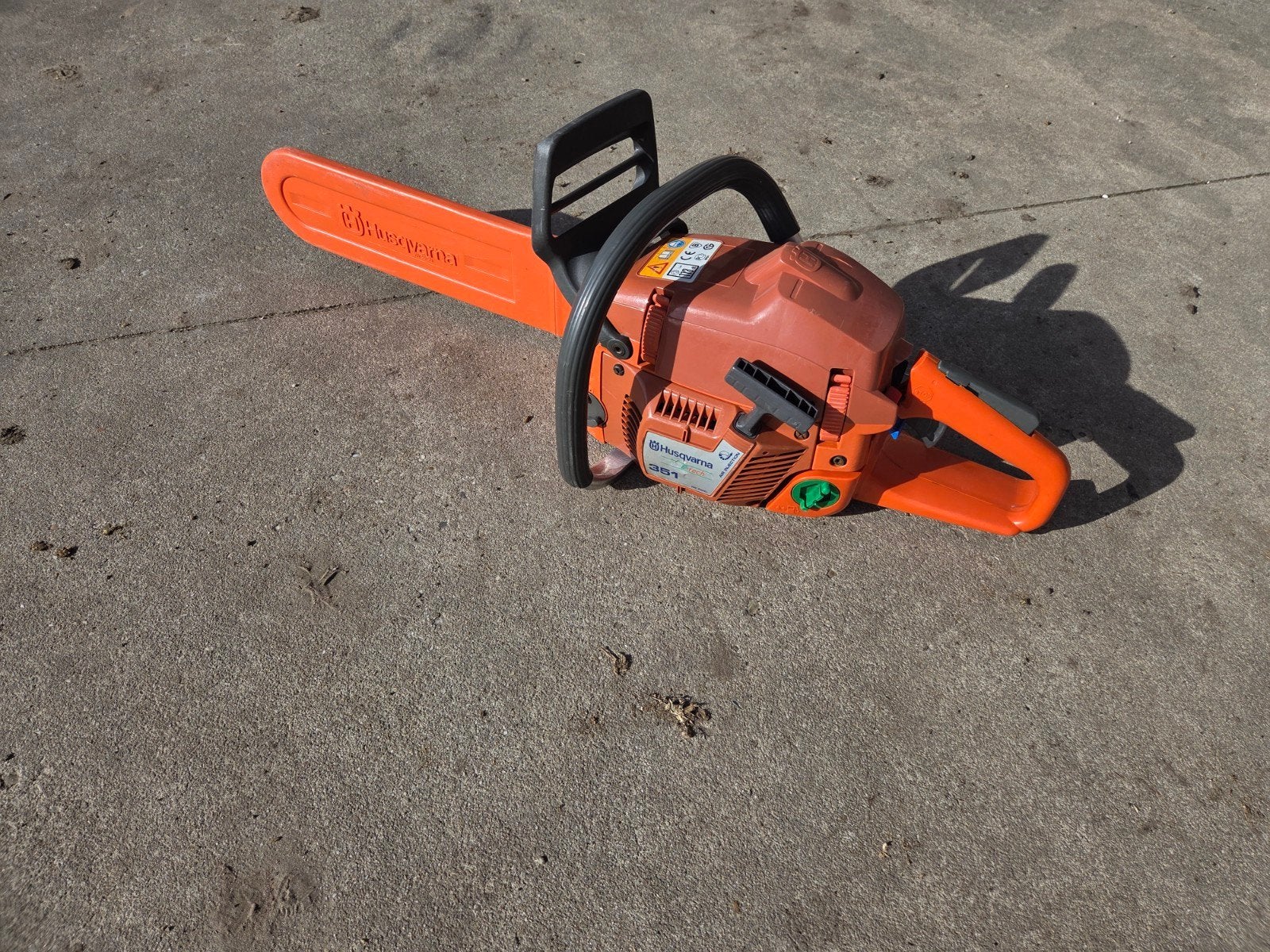 Husquvarna 351 kettingzaag gereviseerd, Tuin en Terras, Ophalen, Gebruikt, Benzine, Husqvarna