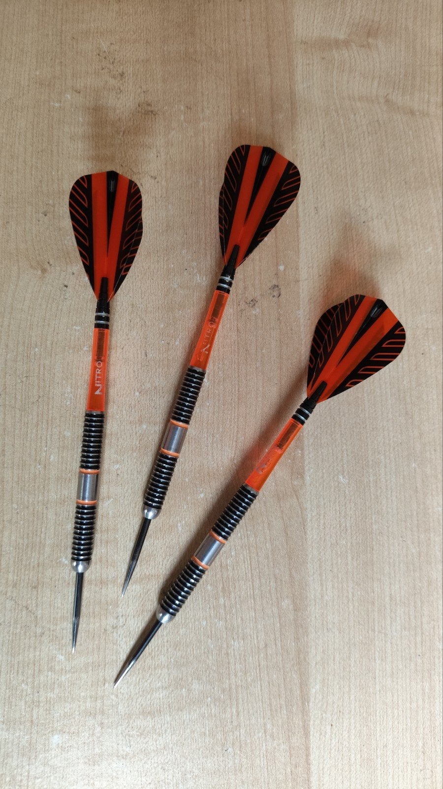 Red Dragon Amberjack 18 dartpijlen, Sport en Fitness, Darts, Ophalen, Gebruikt, Pijlen
