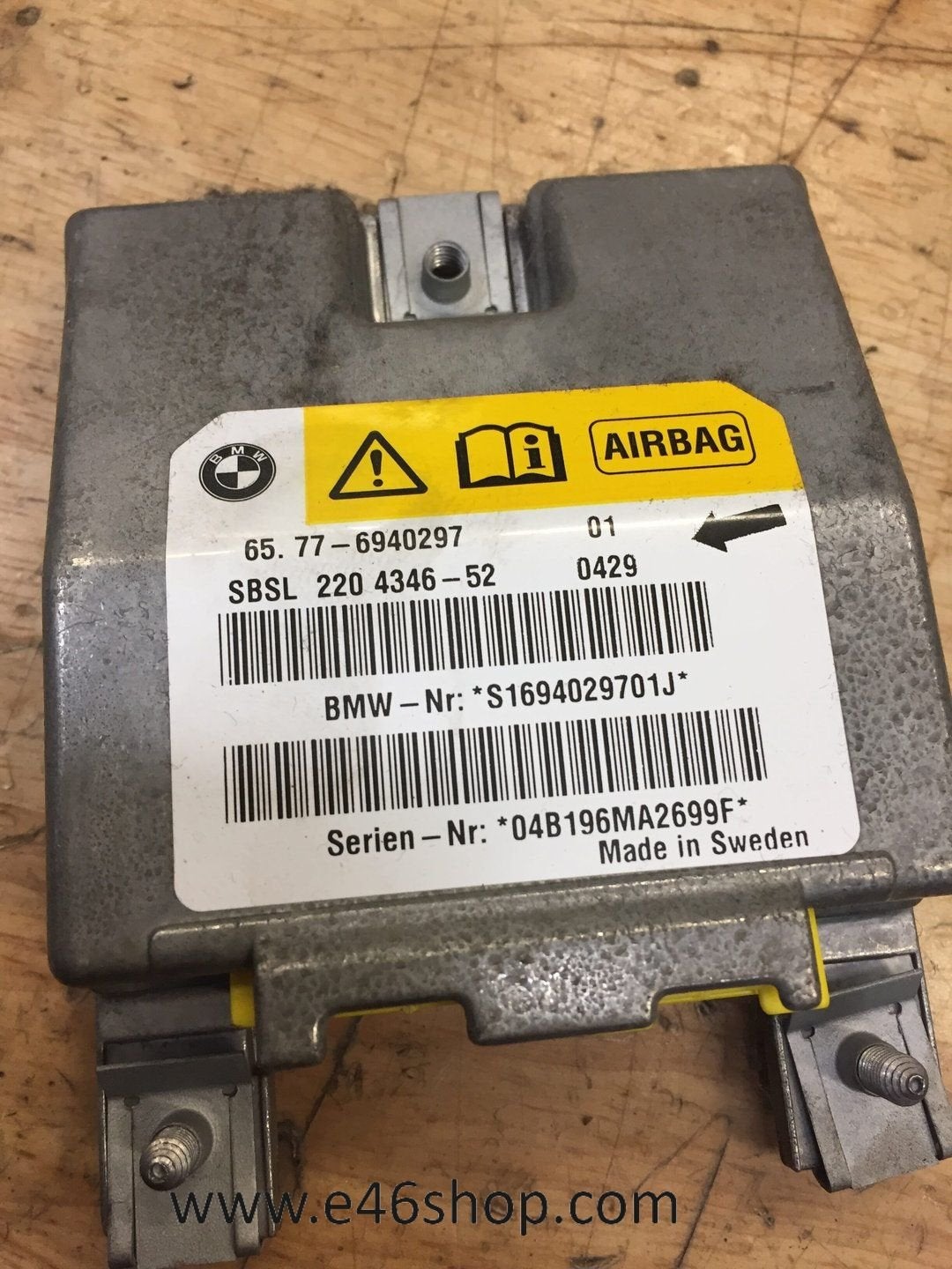 Airbag module links BMW E60 oe 6940297, -, Utilisé, -, Enlèvement ou Envoi