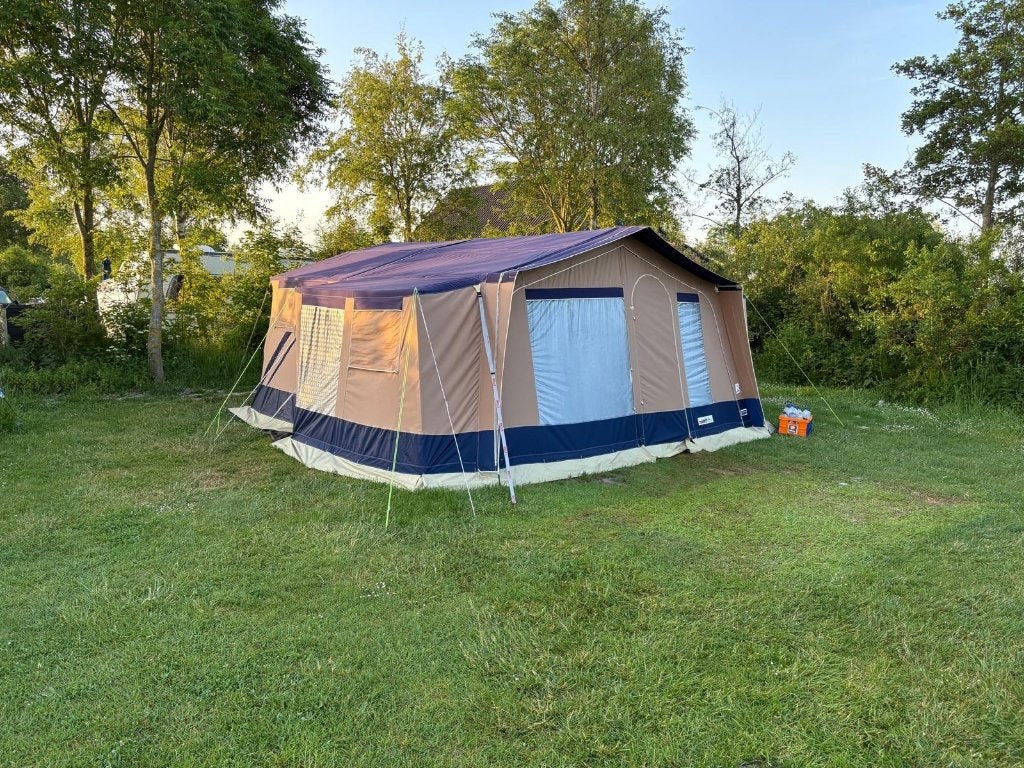 Vouwwagen Raclet Antibes Junior, Caravanes & Camping, Jusqu'à 4, Raclet, Enlèvement, Multicolore