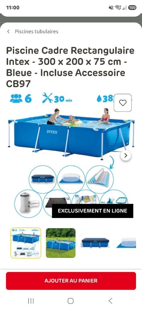 Piscine, Jardin & Terrasse, Piscines, Neuf, 200 à 400 cm, Enlèvement, Autres types