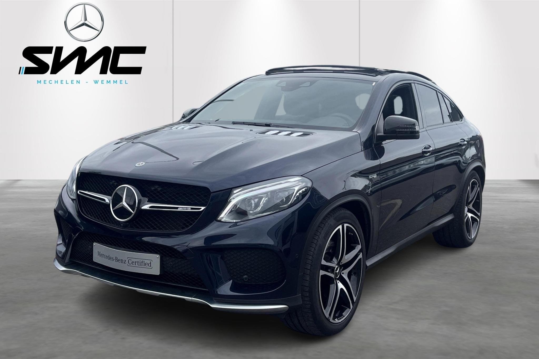 Mercedes-Benz GLE AMG43 coupé, Auto's, Gebruikt, Blauw, 2996 cc, 390 pk