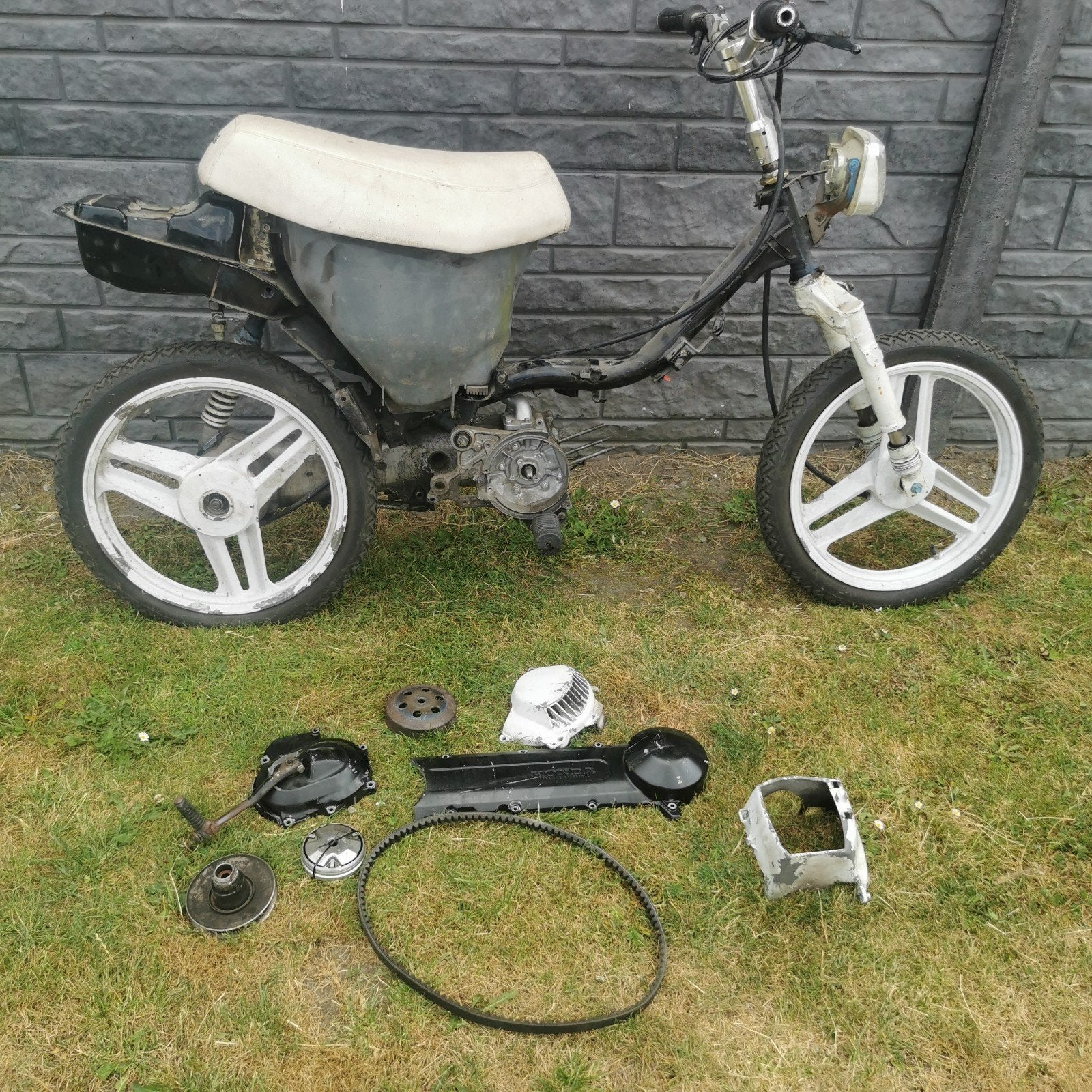Honda wallaroo Doppler krukas polini vario tnt stuur, Fietsen en Brommers, Brommers | Honda, Ophalen