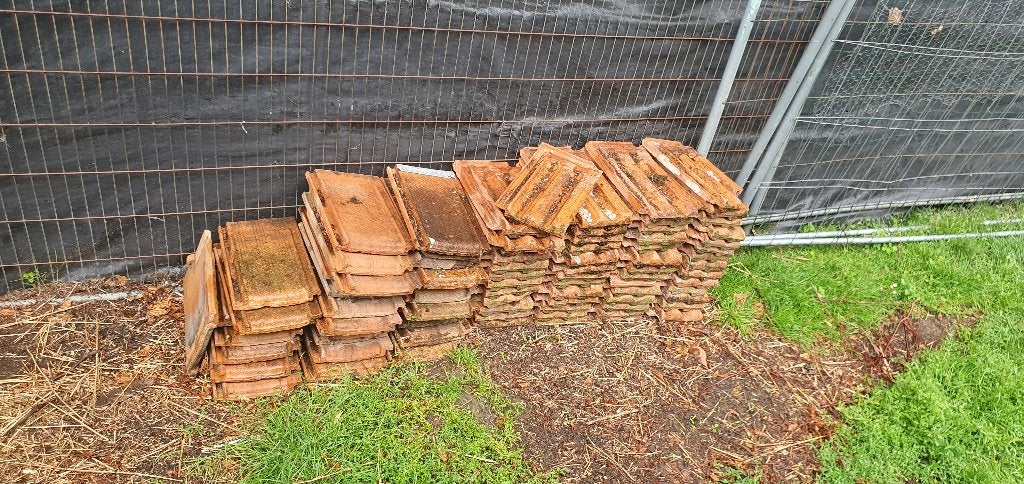 Dakpannen, Ophalen, Gebruikt, Steen of Klei, 5 tot 10 m²