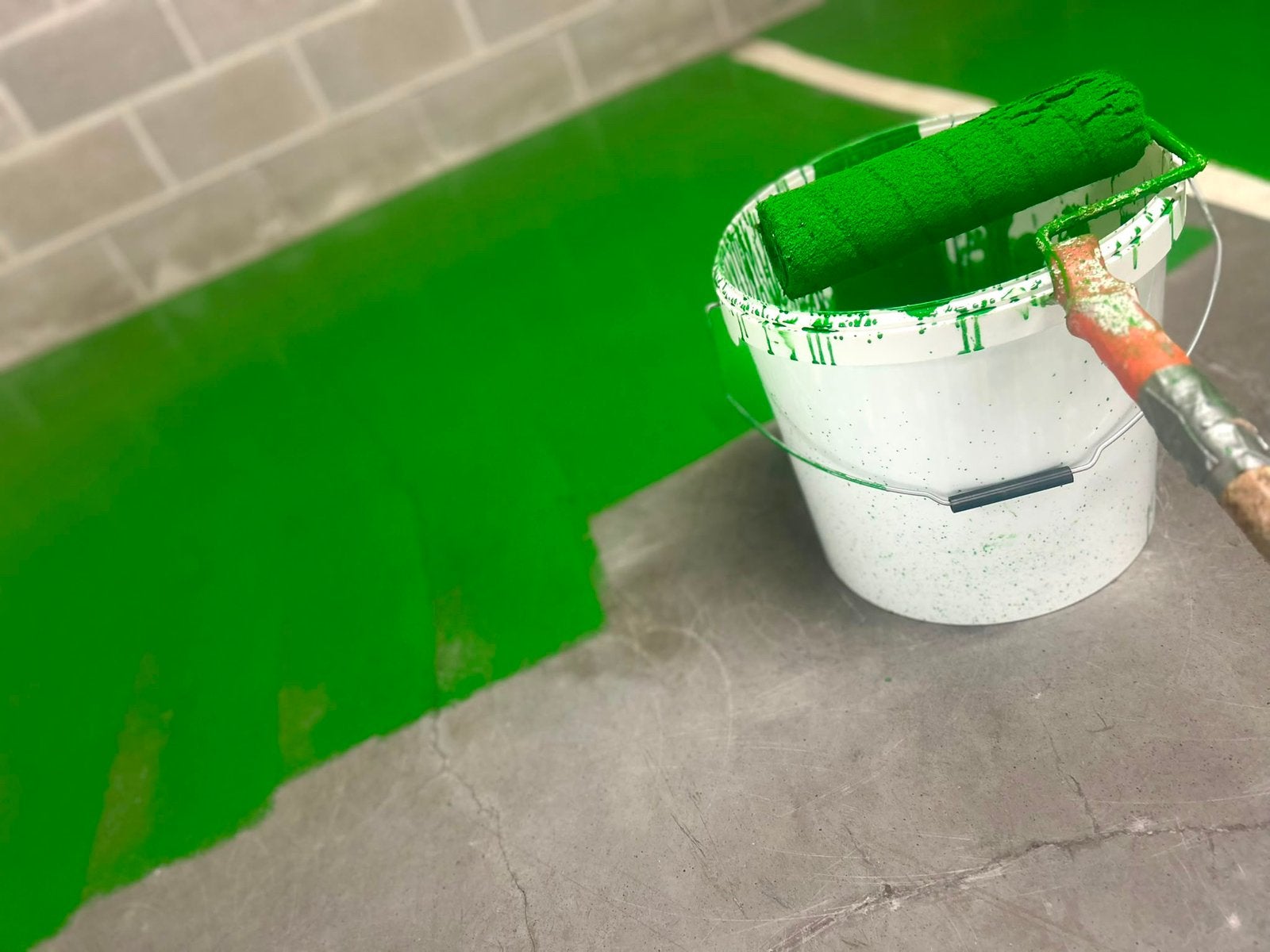 2K Epoxycoating 20st x 16kg RAL 6018 (groen), Ophalen, Nieuw, Groen